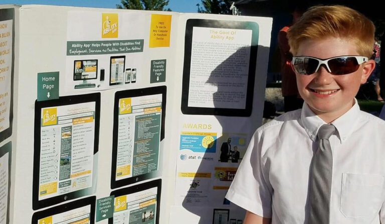 Tech-Savvy Teen Developing an Inclusive Mobile App