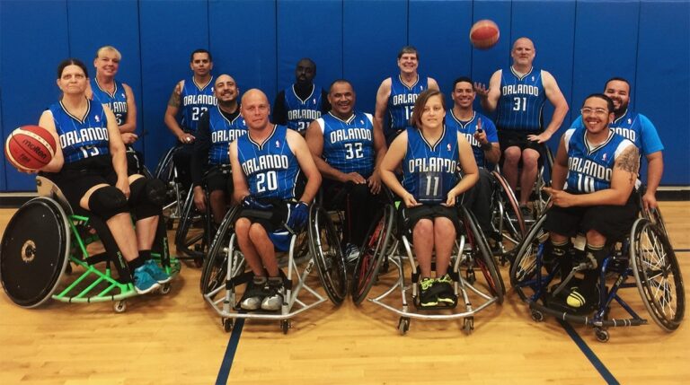Wheelchair Athletes Have a Ball