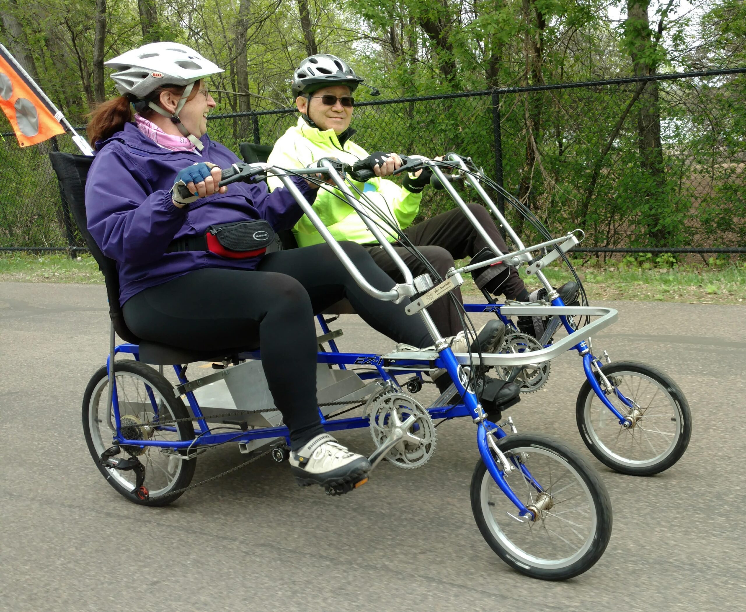 Bike Buddy. Great Tandem Riding for kids and adults with autism