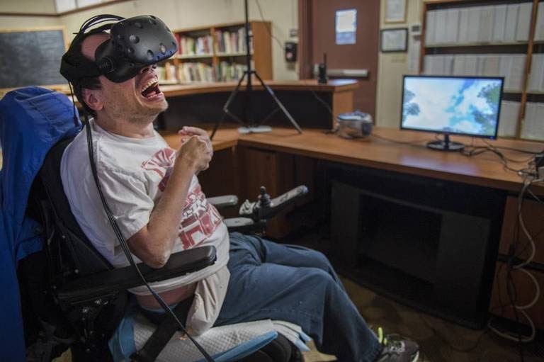 Virtual reality benefits gamers with disabilities