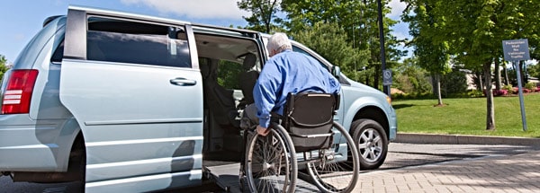 Vans can be adapted for drivers with disabilities. 