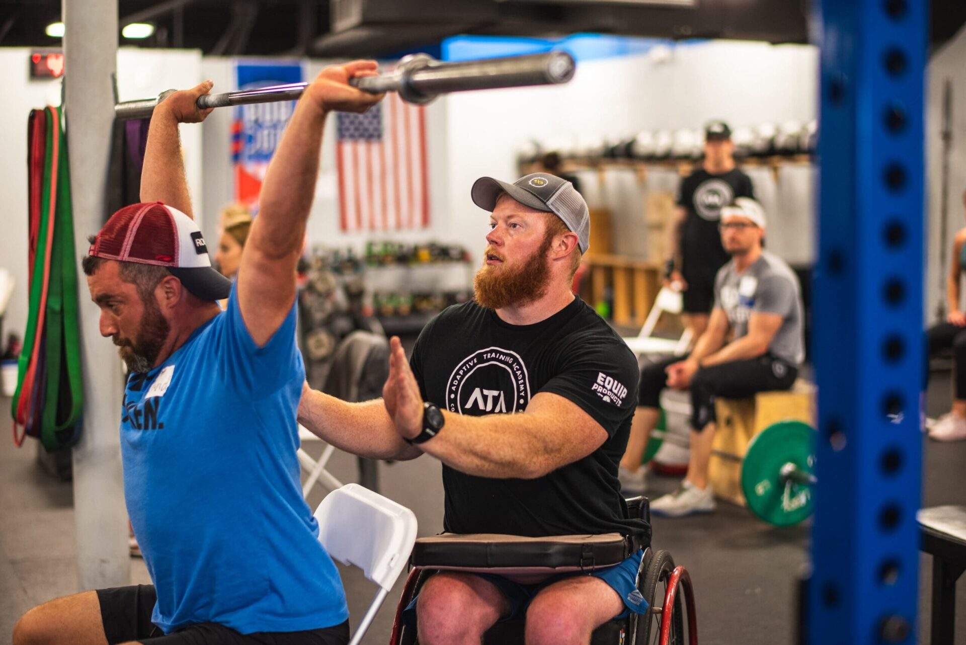 Adaptive coach Kevin Ogar trains abled-bodied and adaptive athletes.
