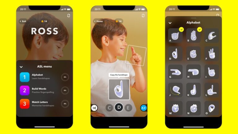 Snapchat Launches Disability-Friendly feature to Teach ASL
