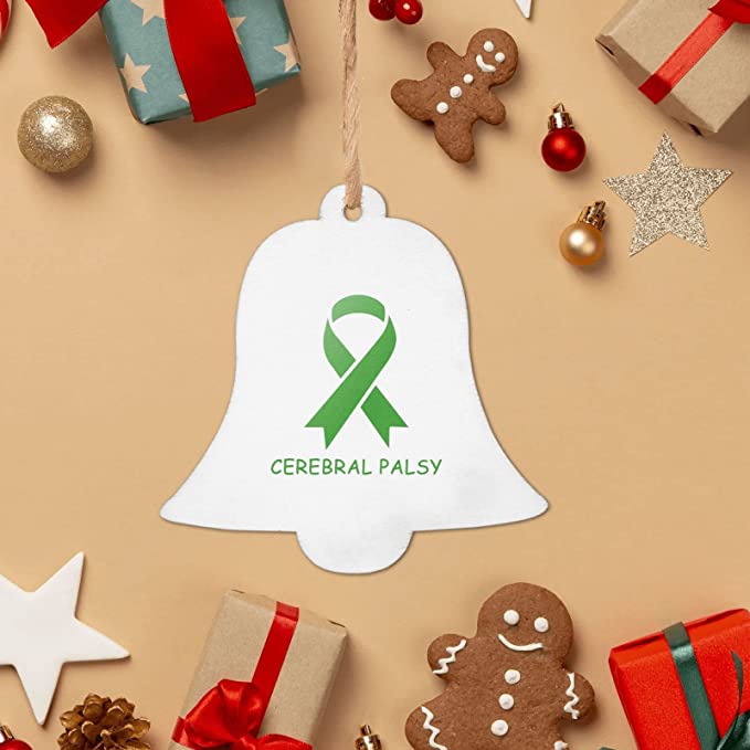 Christmas Ornaments Supporting Disability Awareness, cerebral palsy 