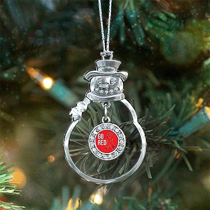 Go Red, disability ornament 