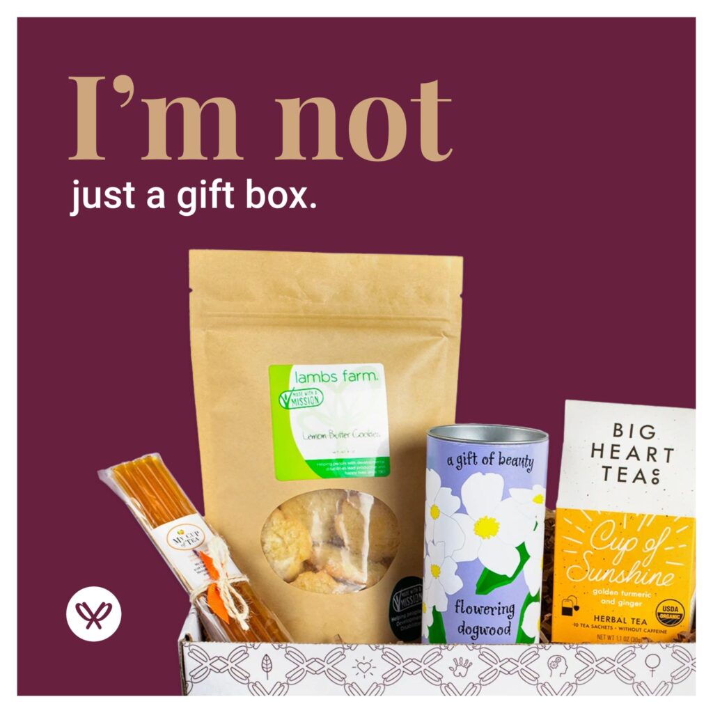 Packed with Purpose specializes in gift baskets that give back. 