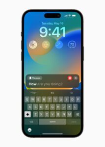 Live Speech on iPhone, iPad, and Mac gives users the ability to type what they want to say and have it be spoken out loud during phone and FaceTime calls, as well as in-person conversations.