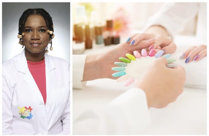 Autistic entrepreneur, Aaliyah Alicia Thompson (pictured left), is diversifying the beauty industry with her two companies: Aaliyah's Beauty Bar and Aaliyah School Of Nails