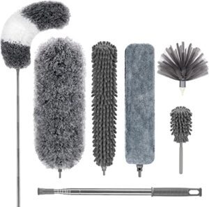 This expandable duster set may be one of many disability-friendly housecleaning essentials. 