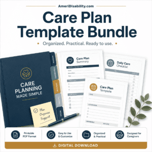 Care Plan Template Bundle