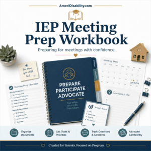 IEP Meeting Prep Workbook