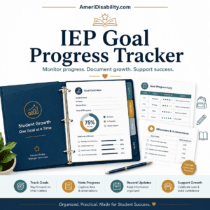 IEP Goal Progress Tracker