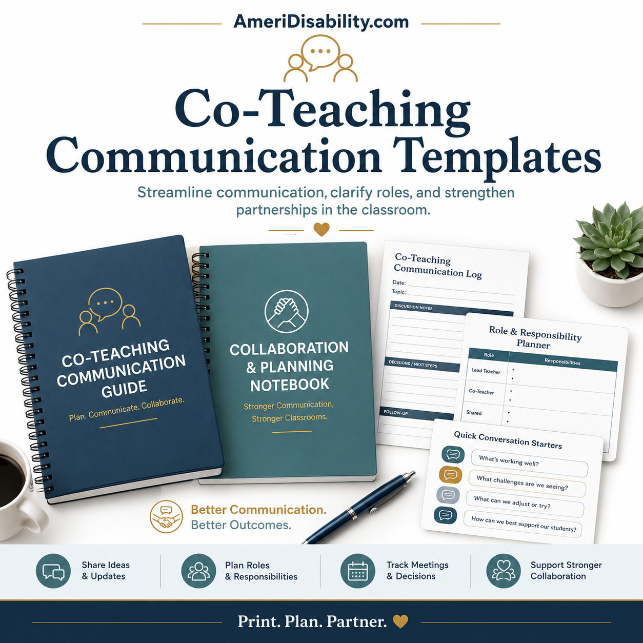 Co-Teaching Communication Templates