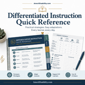Differentiated Instruction Quick Reference
