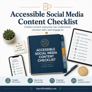Accessible Social Media Content Checklist