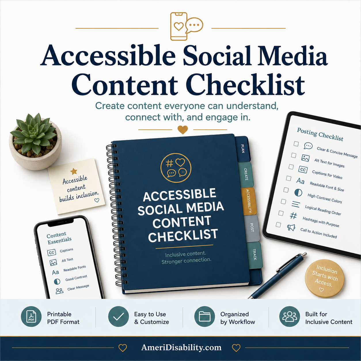 Accessible Social Media Content Checklist