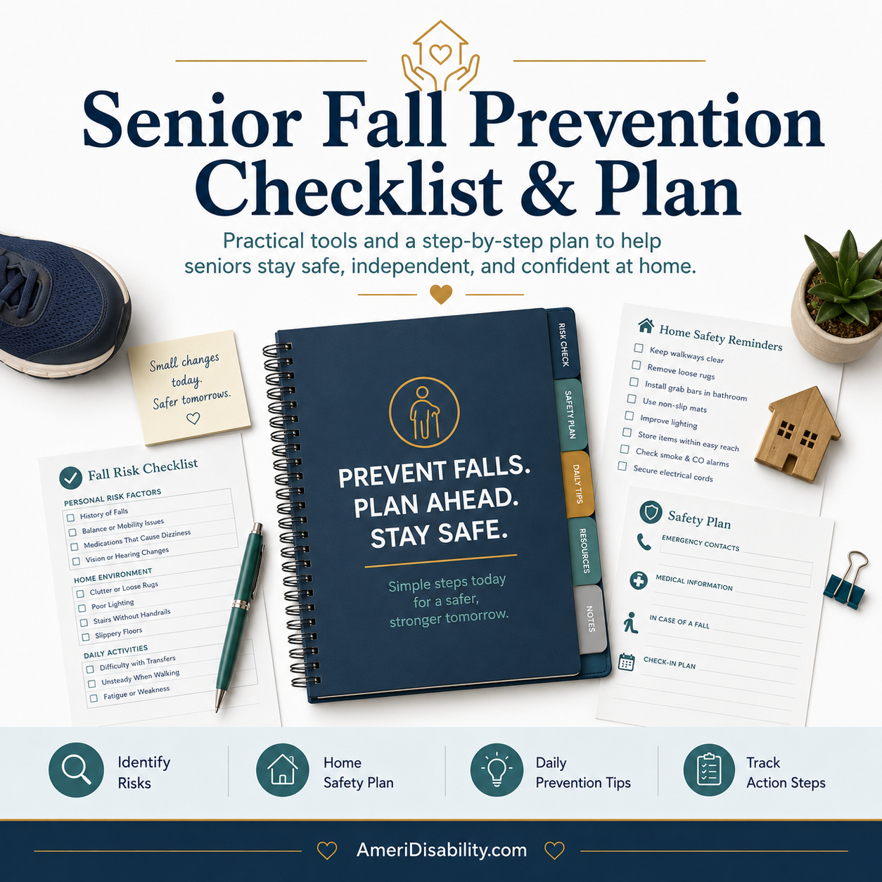 Senior Fall Prevention Checklist & Plan
