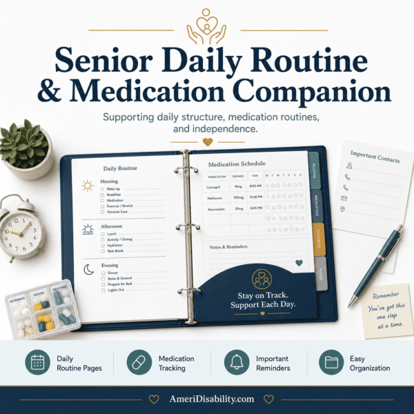 Senior Daily Routine & Medication Companion - AmeriDisability