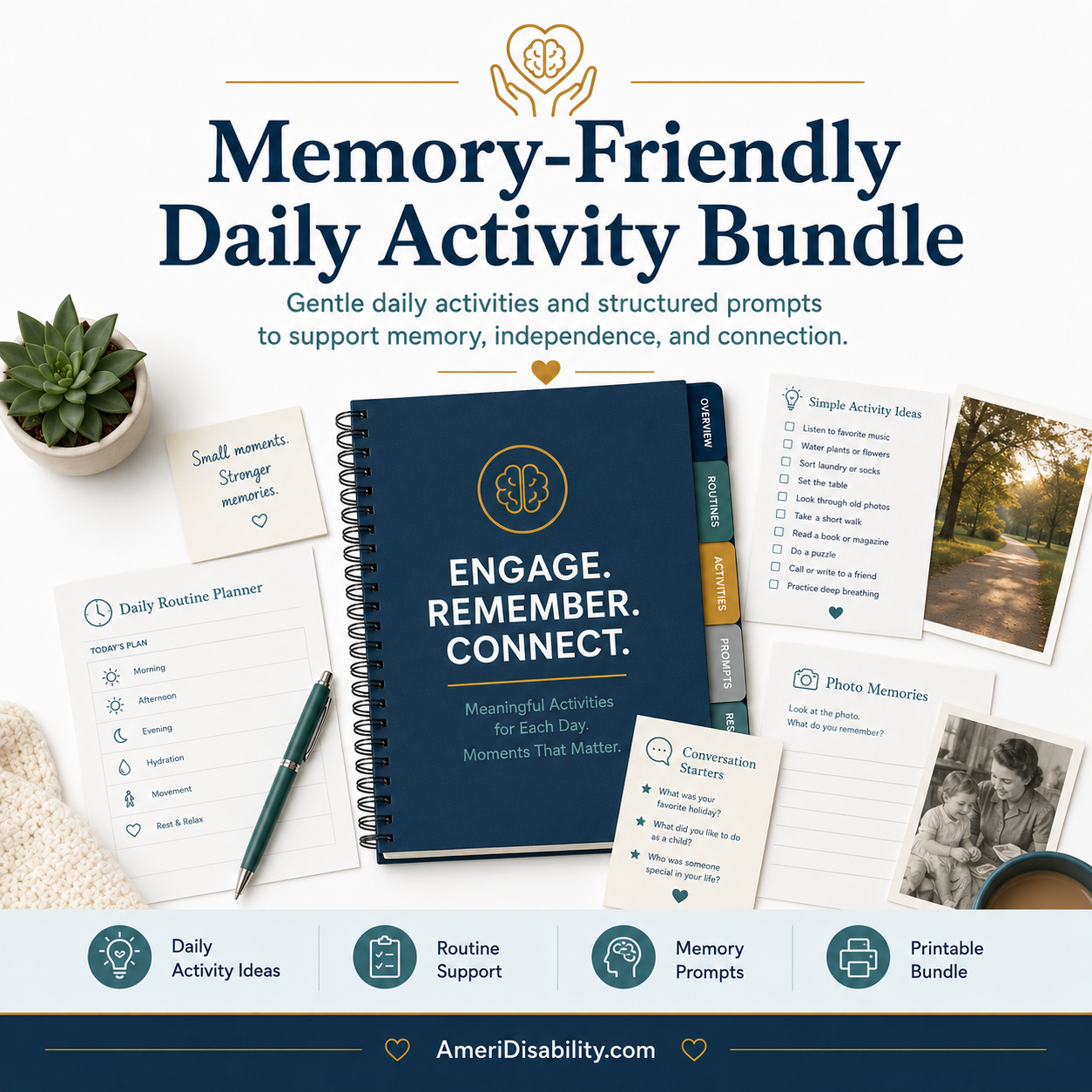 Memory-Friendly Daily Activity Bundle