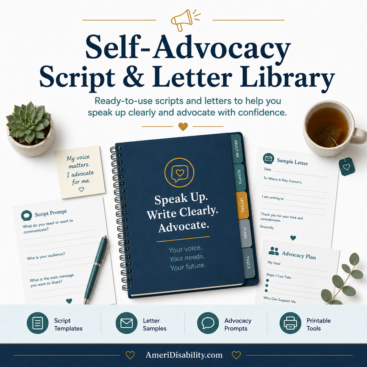Self-Advocacy Script & Letter Library