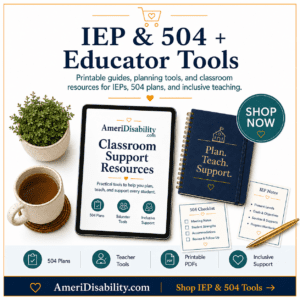 IEP & 504 + Educator Tools